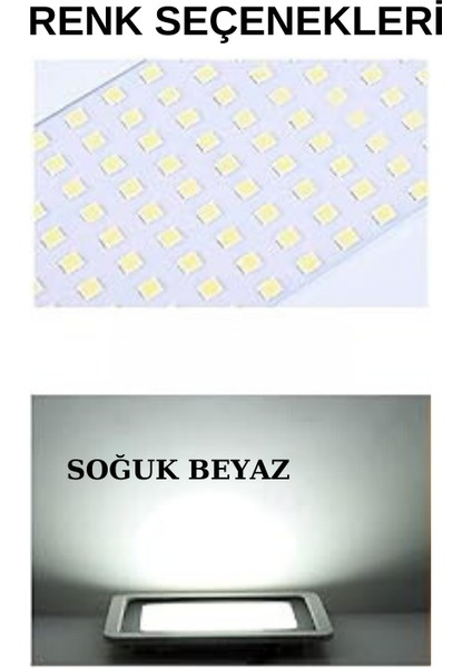 200W LED Projektör | Beyaz Işık | Bahçe, Halı Saha, Dış Mekan Aydınlatma | IP66 Su Geçirmez fırsatları