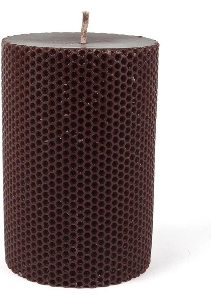 Petek Bordo Silindir 10X15 Mum