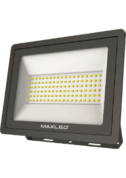 100WATT LED Projektör | Beyaz Işık | Bahçe, Halı Saha, Dış Mekan Aydınlatma | IP66 Su Geçirmez