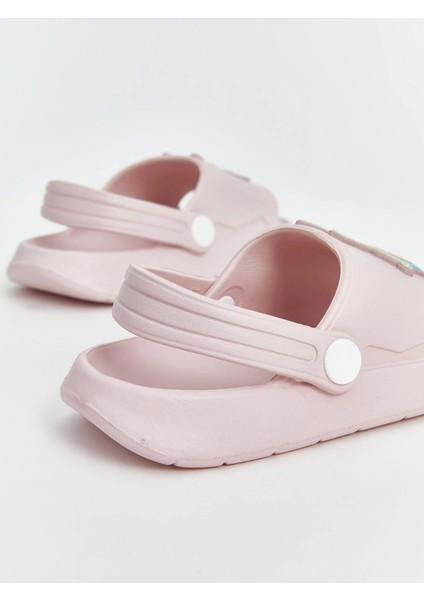 Lcw Steps Pembe Baskılı Kız Çocuk Plaj Sandaleti indirimleri
