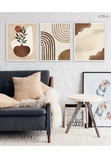 3parça Mdf Tablo Seti