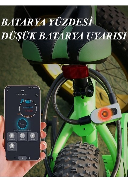 Akıllı,parmak Izli,çelik Halatlı Bisiklet/scooter Kilidi fiyatları