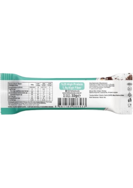 Protein Bar - Fındıklı ve Kakaolu 32 gr fiyatları