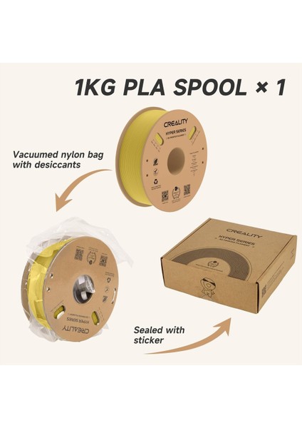 Hyper Pla Altın Filament 1.75MM 1kg - indirimleri