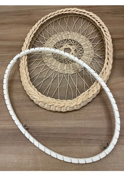 Elips (Oval) Rattan Tepsi Kalıbı – Pla Malzeme – Videolu – Kağıt Çubuklara Uygun Değil fırsatları