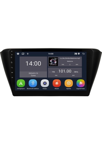 Skoda Fabia Android Multimedya Sistemi (2014-2018) CRV-4818XD