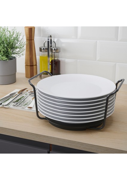 Uppdatera Tabaklık 18-31 cm Antrasit Dayanıklı Ayarlanabilir Çekmece Düzeni fırsatları