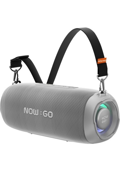 Nowgo F8 40W Rgb Speaker Su Geçirmez Taşınabilir Kablosuz Bluetooth Hoparlör Gri