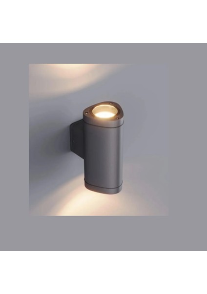 Milano Çift Yönlü Dış Mekan Aplik – 2×GU10’LU Antrasit Duvar Lambası fırsatları
