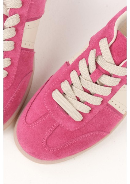 Emilia Hakiki Süet Fuşya Renkkadın Spor Ayakkabı fırsatları