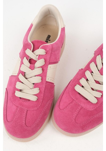 Emilia Hakiki Süet Fuşya Renkkadın Spor Ayakkabı indirimleri
