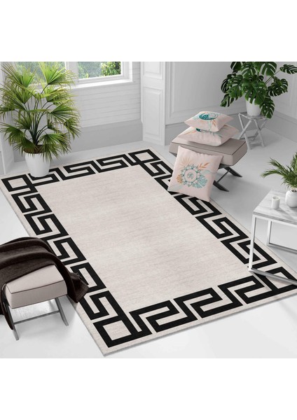 Kaymaz Taban Yıkanabilir Halı – Mutfak, Salon, Yatak Odası Için Modern Dijital Baskı Halı