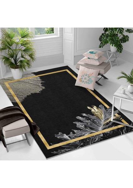 Kaymaz Taban Yıkanabilir Halı – Mutfak, Salon, Yatak Odası Için Modern Dijital Baskı Halı