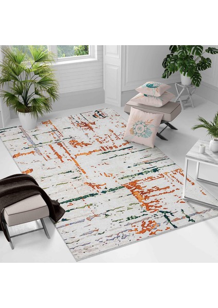 Kaymaz Taban Yıkanabilir Halı – Mutfak, Salon, Yatak Odası Için Modern Dijital Baskı Halı