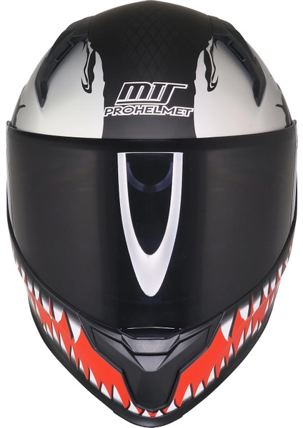 M-910 Starline Mat Siyah-Kırmızı Güneş Vizörlü Kask (Siyah Camlı) modelleri