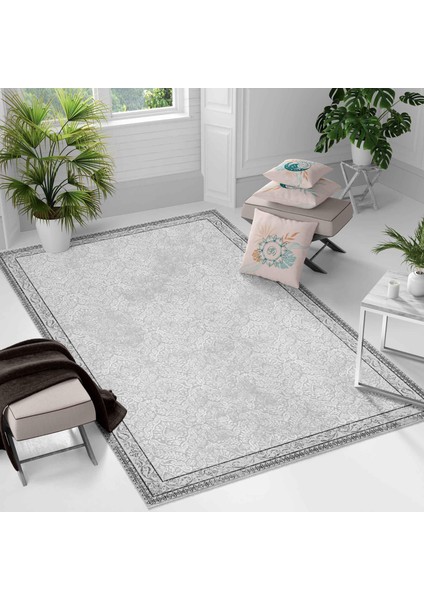 Kaymaz Taban Yıkanabilir Halı – Mutfak, Salon, Yatak Odası Için Modern Dijital Baskı Halı