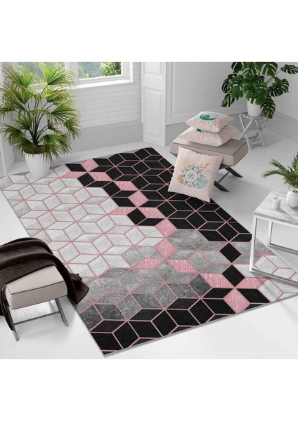 Kaymaz Taban Yıkanabilir Halı – Mutfak, Salon, Yatak Odası Için Modern Dijital Baskı Halı