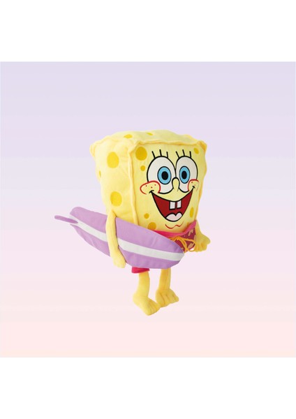 Sünger Bob Kare Pantolon Figürlü Sörf Aparatlı Peluş 20 cm modelleri