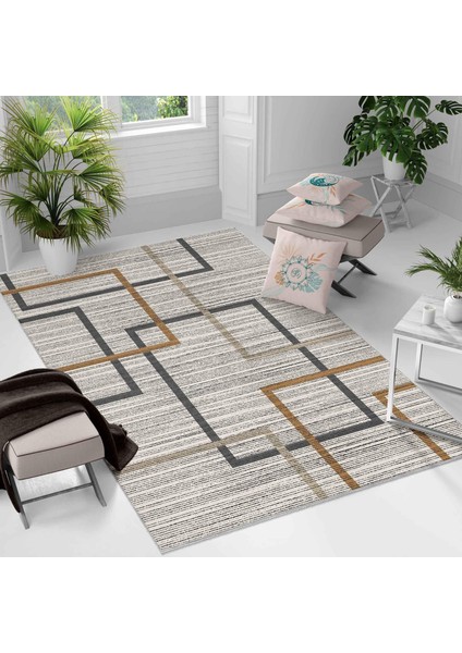 Kaymaz Taban Yıkanabilir Halı – Mutfak, Salon, Yatak Odası Için Modern Dijital Baskı Halı