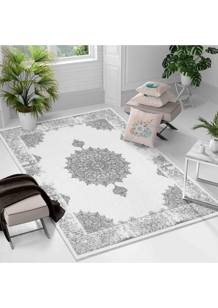 Kaymaz Taban Yıkanabilir Halı – Mutfak, Salon, Yatak Odası Için Modern Dijital Baskı Halı