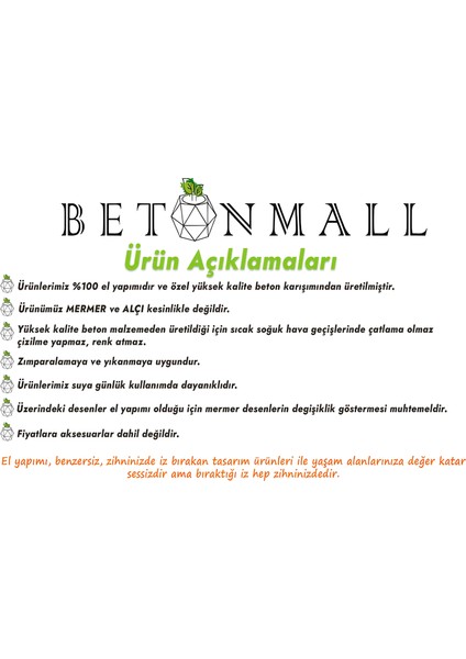 Mermer Desenli Beton Ev Ofis Masa Düzenleyici Kalemlik Organizer Gri fırsatları