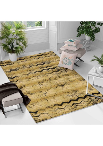 Kaymaz Taban Yıkanabilir Halı – Mutfak, Salon, Yatak Odası Için Modern Dijital Baskı Halı