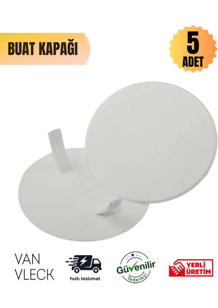 Buat Kapağı – Plastik Ayaklı Pratik Elektrik Buat Kutusu Kapağı, Vidalı Montaj Uyumlu
