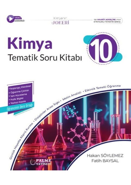 Palme Yayınları 10. Sınıf Kimya Tematik Soru Kitabı