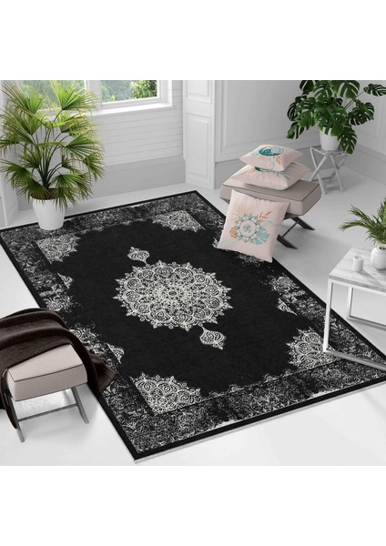 Kaymaz Taban Yıkanabilir Halı – Mutfak, Salon, Yatak Odası Için Modern Dijital Baskı Halı