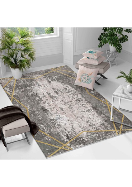 Kaymaz Taban Yıkanabilir Halı – Mutfak, Salon, Yatak Odası Için Modern Dijital Baskı Halı