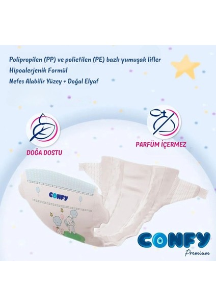 Premium 4 Numara Bebek Bezi Maxi 7 - 14 Kg 144 Adet
