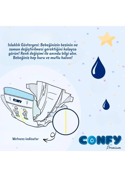 Premium 6 Numara Bebek Bezi Extralarge +15 KG 18 Adet modelleri