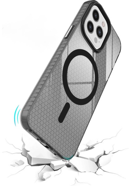 iPhone 12 Pro Max Kılıf Beta Magneticsafe Silikon - Siyah modelleri