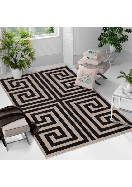 Kaymaz Taban Yıkanabilir Halı – Mutfak, Salon, Yatak Odası Için Modern Dijital Baskı Halı