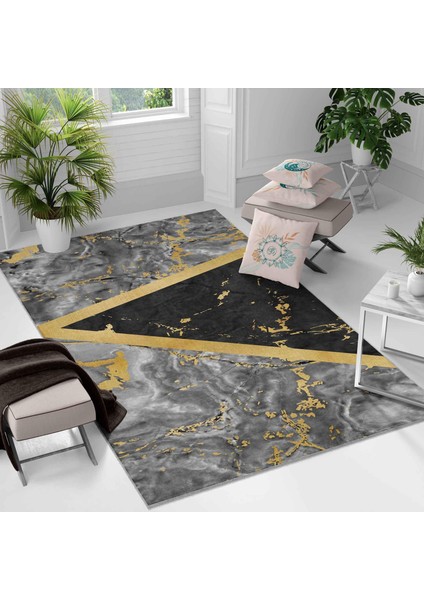 Kaymaz Taban Yıkanabilir Halı – Mutfak, Salon, Yatak Odası Için Modern Dijital Baskı Halı