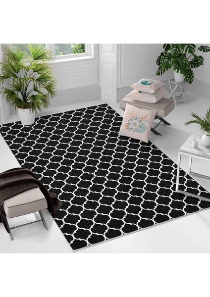 Kaymaz Taban Yıkanabilir Halı – Mutfak, Salon, Yatak Odası Için Modern Dijital Baskı Halı