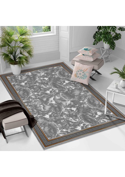 Kaymaz Taban Yıkanabilir Halı – Mutfak, Salon, Yatak Odası Için Modern Dijital Baskı Halı