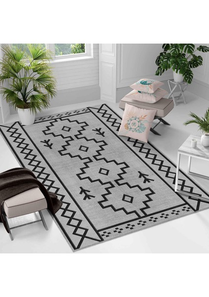 Kaymaz Taban Yıkanabilir Halı – Mutfak, Salon, Yatak Odası Için Modern Dijital Baskı Halı