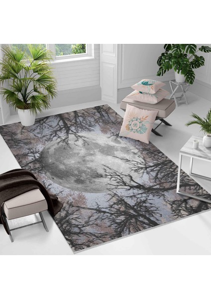 Kaymaz Taban Yıkanabilir Halı – Mutfak, Salon, Yatak Odası Için Modern Dijital Baskı Halı