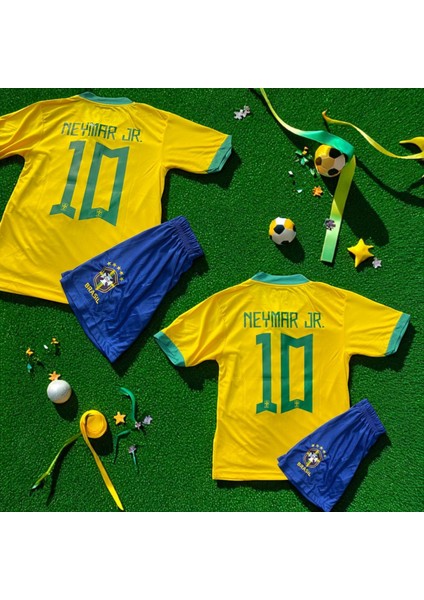 Neymar Brezilya Milli Takım T-Shirt Sarı Halı Saha Forması fiyatları