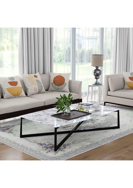 Kaymaz Taban Yıkanabilir Halı – Mutfak, Salon, Yatak Odası Için Modern Dijital Baskı Halı (SLNHAL176) fiyatları