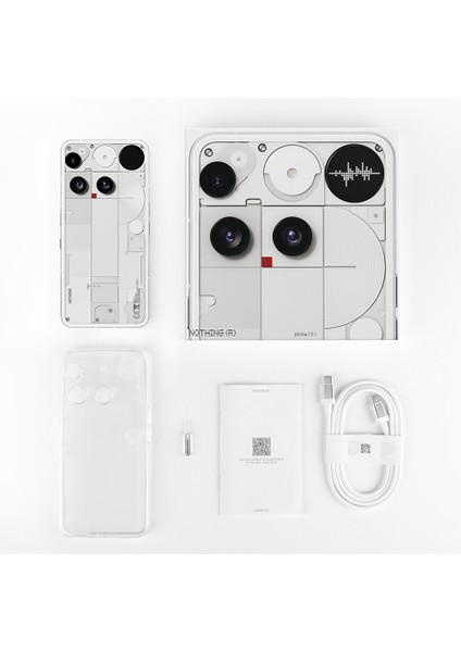 Phone (3) 256 GB 12 GB Ram (Nothing Türkiye Garantili) Beyaz