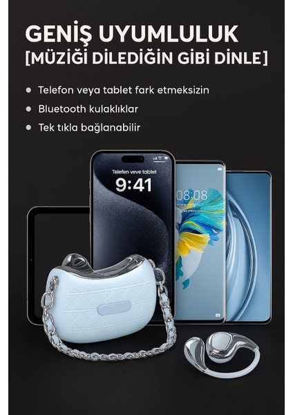 Şık Çanta Görünümlü Bluetooth Kulaklık Spor Klip Kulaklık indirimleri