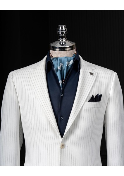 Italyan Stil Slim Fit Gofre Kumaş Ceket Pantalon Takım Elbise Ekru T13875 fiyatları
