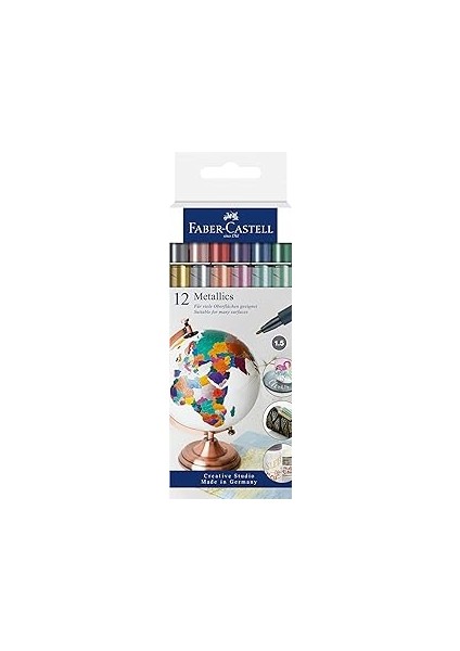 Metalik Markör, 12'li Set