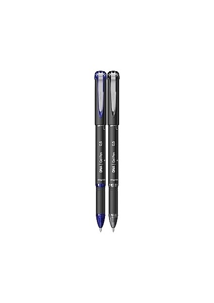 Scrikss Office Dna 0.5 mm Jel Kalem Mavi & Siyah 2'li Blister, 0.5 mm