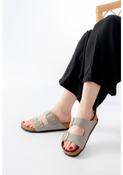 P-101 Gri Günlük Kadın Terlik fiyatları