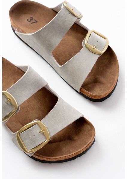 P-101 Gri Günlük Kadın Terlik fırsatları