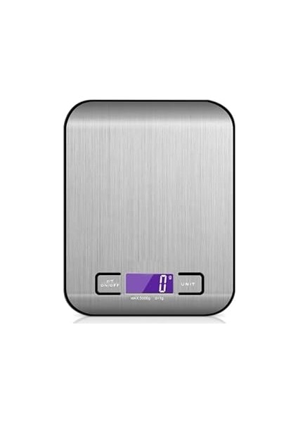 2012 10 kg Mutfak Tartısı Pilli Işıklı Ekran Hassas Terazi, Otomatik Ayar ve Tara, Dijital