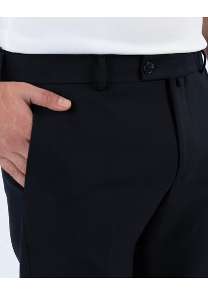 Italyan Stil Slim Fit Erkek Kumaş Pantolon Lacivert T13515 fiyatları